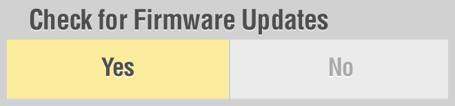Lumin Settings Firmware Check