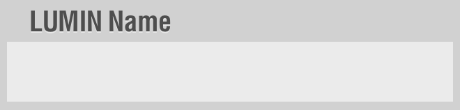 Lumin Settings Name