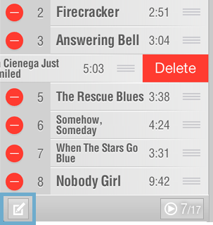 Browse: Edit Playlist