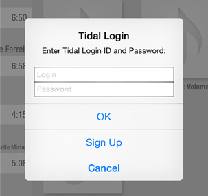 Tidal login to LUMIN