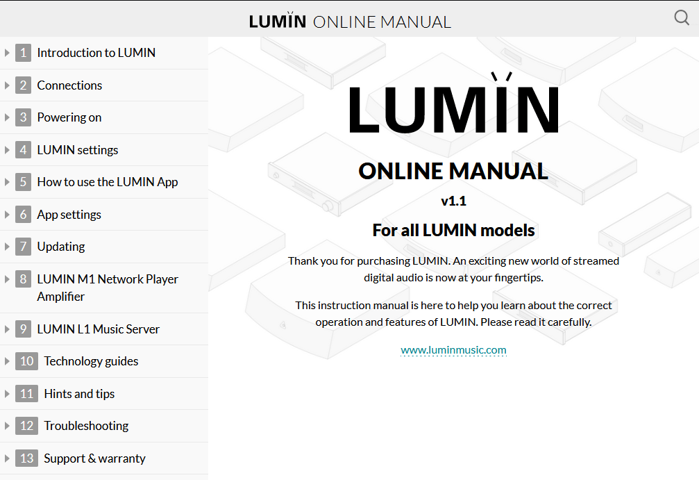 Online Manual Screenshot