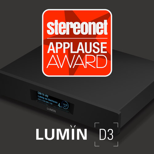 Applause Award for LUMIN D3