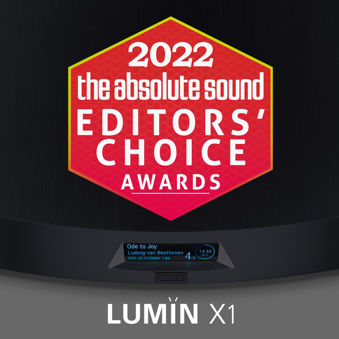 LUMIN X1 The Absolute Sound Editor's Choice Award