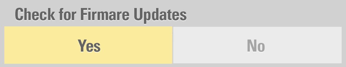 Check for Firmware Updates