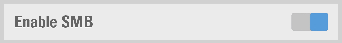 Enable SMB
