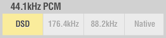 Lumin Settings 44.1kHz PCM