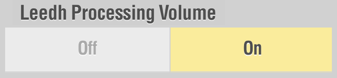 LUMIN Settings Leedh Volume Control